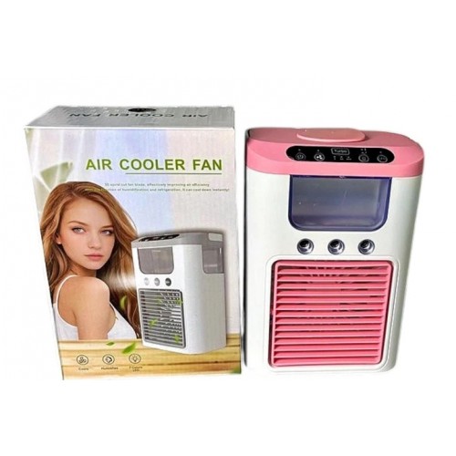 Настольный вентилятор AIR COOLER FAN K918 с водяным охлаждением Pink