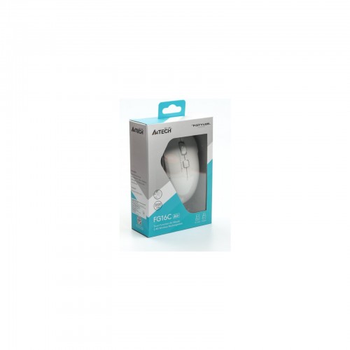Мышь беспроводная A4Tech FG16C Air Fstyler White