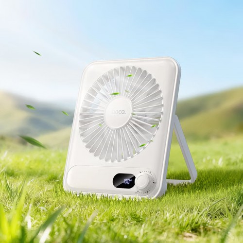 Настільний вентилятор Hoco HX607 2000mah white