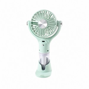 Портативний вентилятор із зволожувачем SPRAY FAN LX633Y green