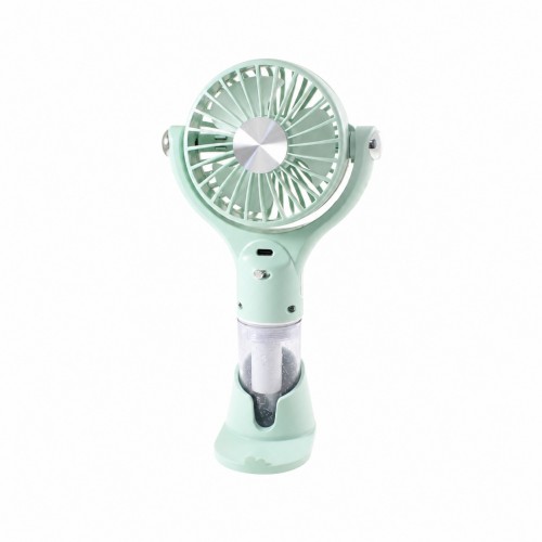 Портативний вентилятор із зволожувачем SPRAY FAN LX633Y green