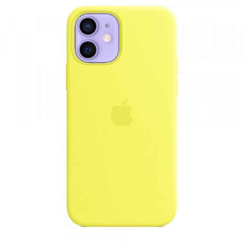 Чехол-накладка Silicone Case iPhone 12 Mini ( 4) Yellow