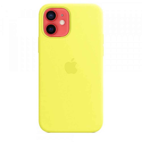Чехол-накладка Silicone Case iPhone 12 Mini ( 4) Yellow