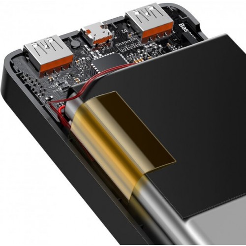 Power Bank Baseus Bipow PPDML-M01, PD+QC3.0, 20W, LCD (20000mAh) black