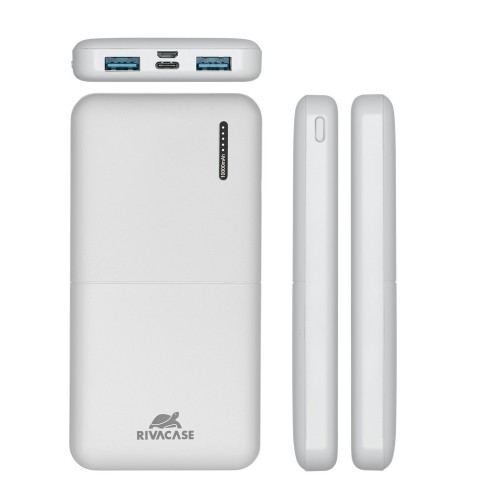 Power Bank RIVACASE Rivapower VA2532 PD+QC3.0 20W (10000mAh) white