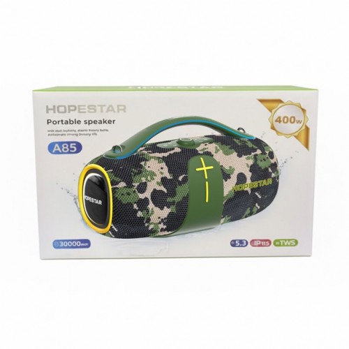 Портативная колонка с микрофоном Hopestar A85 400W khaki green