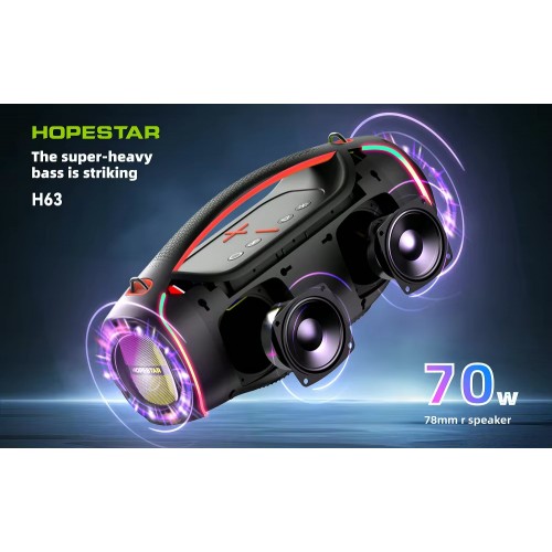 Портативная колонка Hopestar H63 70W black