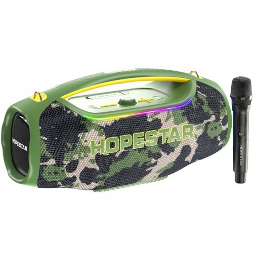 Портативна Bluetooth колонка Hopestar A60 Ultra 450W з мікрофоном Khaki