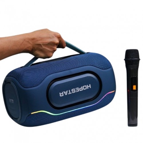Портативная Bluetooth колонка Hopestar P65 Club 220W с микрофоном Blue