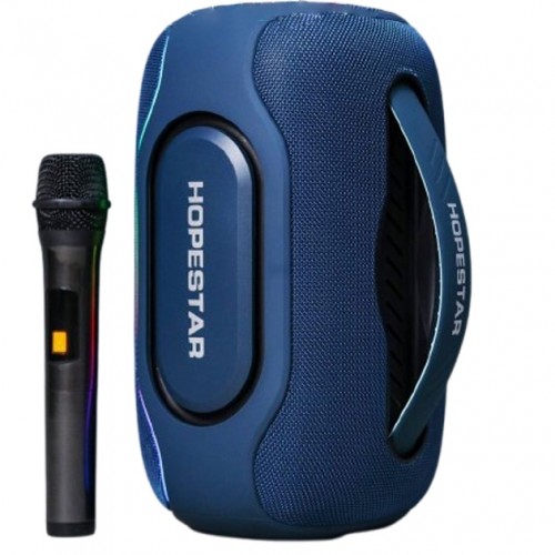 Портативная Bluetooth колонка Hopestar P65 Club 220W с микрофоном Blue
