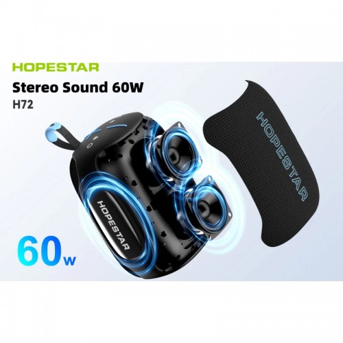 Портативна Bluetooth колонка Hopestar H72 60W black