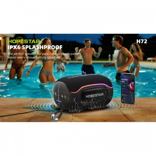 Портативна Bluetooth колонка Hopestar H72 60W black