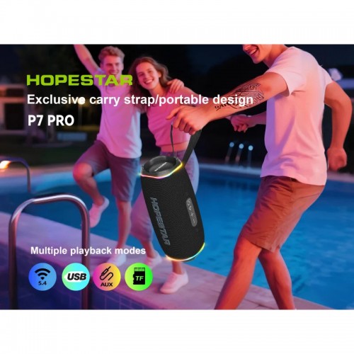Портативна Bluetooth колонка Hopestar P7 Pro 46W Blue