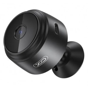 Мини Wi‑Fi видеокамера XO CR12 Mini 150mAh 1080p с ночным видением и датчиком движения Black