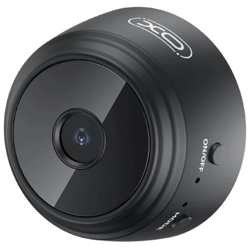 Мини Wi‑Fi видеокамера XO CR12 Mini 150mAh 1080p с ночным видением и датчиком движения Black