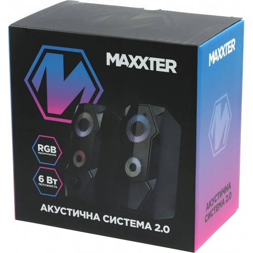 Колонки Maxxter CSP-U002RGB (2.0)