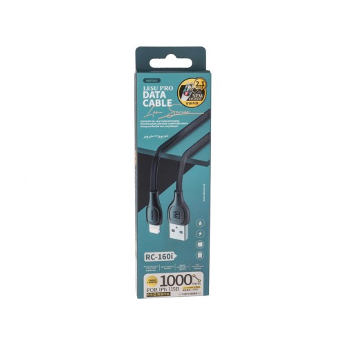 Кабель Remax Lesu Pro USB to Lightning Black