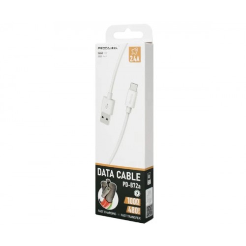 Кабель USB Remax Proda PD-B72a Type-C White