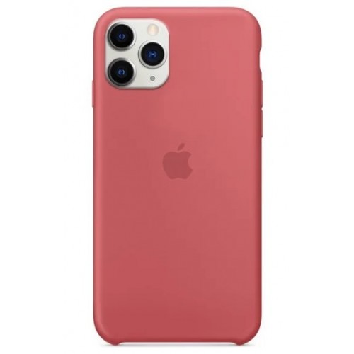Чехол-накладка Silicone Case iPhone 11 Pro Max (25) Camellia Red