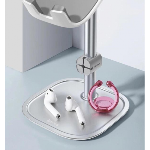 Настольный держатель для телефона Baseus Literary Youth Long Desktop Bracket Silver