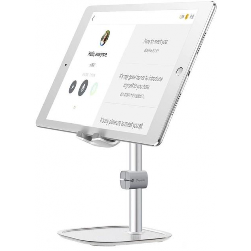 Настольный держатель для телефона Baseus Literary Youth Long Desktop Bracket Silver