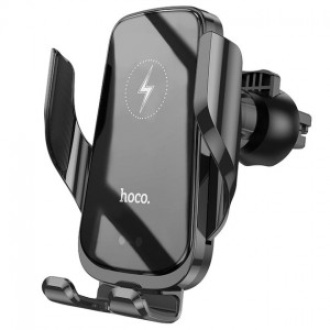 Держатель Hoco CA202 Wireless Charger 15W black