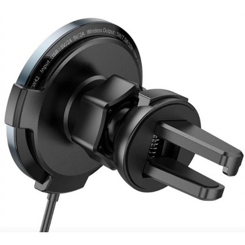 Тримач Hoco CW42 Magnetic Wireless Charger black