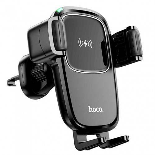 Держатель Hoco HW1 Pro Wireless Charging 15W black