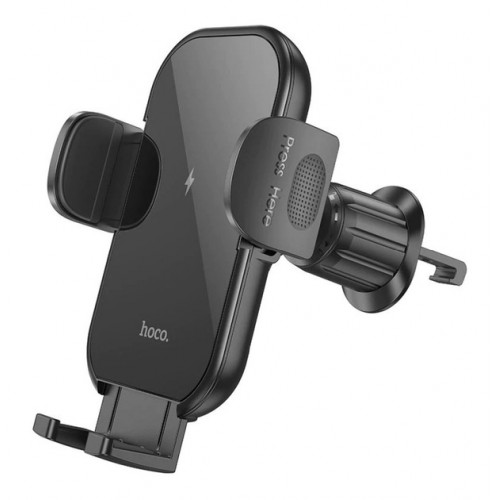 Держатель Hoco HW4 Wireless Charging 15W black