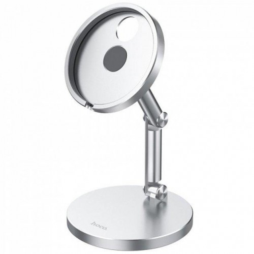 Настольный держатель Hoco PH39 Magnetic Wireless Charger Silver
