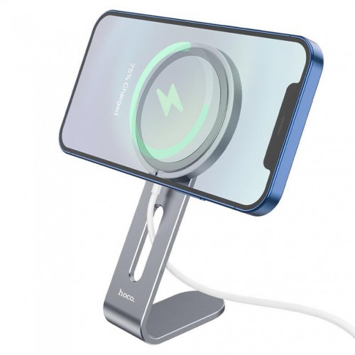 Держатель Hoco PH44 Charger holder for magsafe Grey