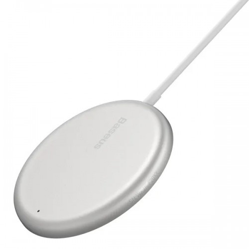 Baseus Wireless Charger Simple Mini Magnetic (iP12) White