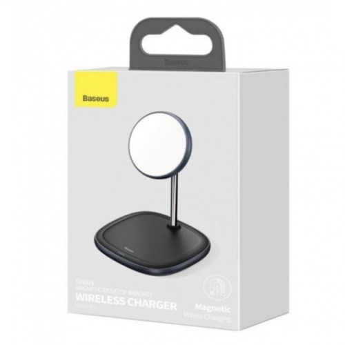 Baseus Wireless Charger Swan Magnetic Desktop Bracket (for IP12) Black