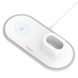 БЗУ Hoco CW21 Wisdom 3in1 Wireless Charger white