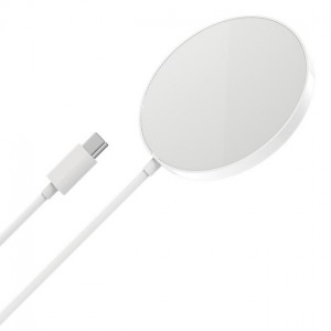 БЗП Hoco CW28 Original Series Magnetic Wireless Fast Charger 15W white