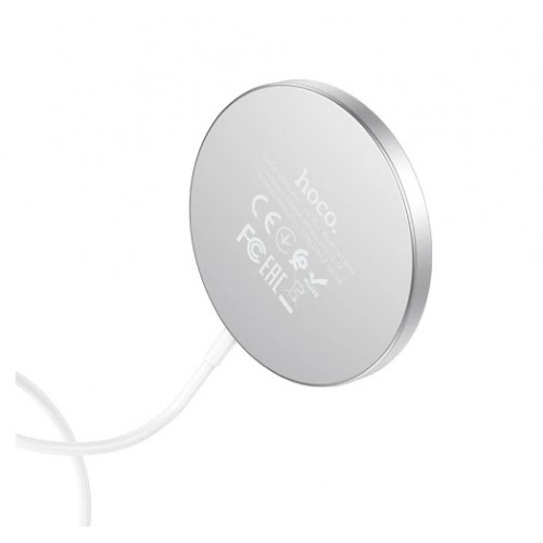 БЗП Hoco CW30 Pro Original Series Magnetic Wireless Fast Charger 15W silver