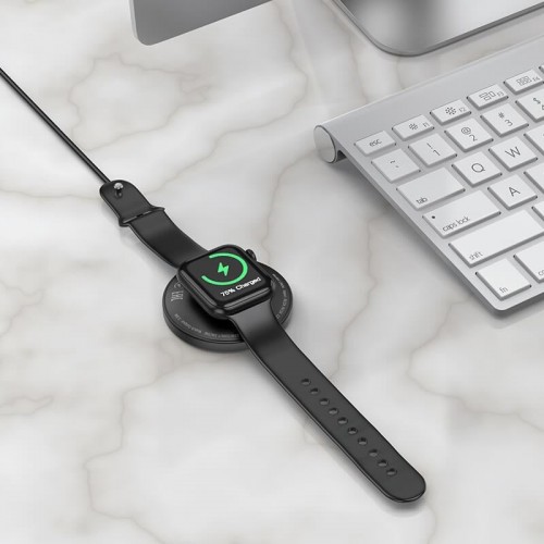 БЗУ Hoco CW34 Soarer 2in1 15W Magnetic Wireless Charger black
