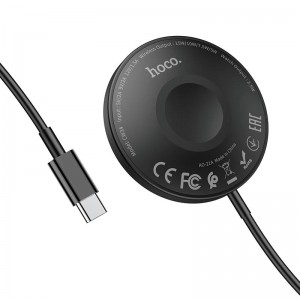 БЗУ Hoco CW34 Soarer 2in1 15W Magnetic Wireless Charger black