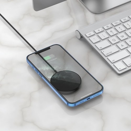 БЗУ Hoco CW34 Soarer 2in1 15W Magnetic Wireless Charger black