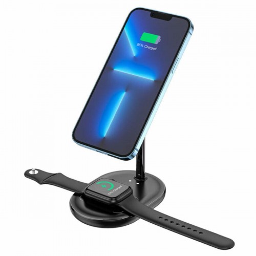 БЗУ Hoco CW40 3in1 Table Wireless Charger 15W black