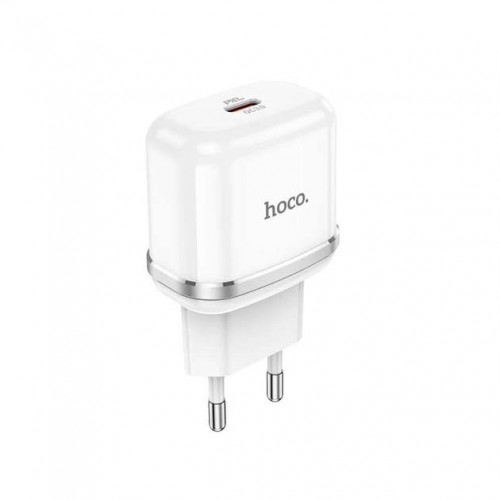Сетевое зарядное устройство Hoco N24 PD (Type-C, 20W) White