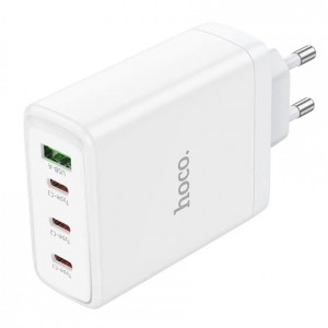 Сетевое зарядное устройство Hoco N31 PD+QC3.0 (USB, 3xType-C, 100W) white