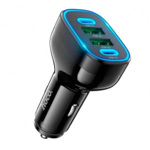 АЗУ Hoco NZ11 PD+QC3.0 (2xUSB, 2xType-C, 72W) black