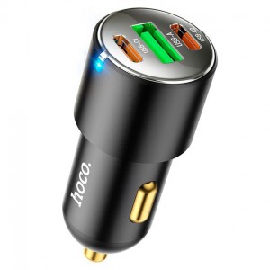 АЗУ Hoco NZ6 PD+QC3.0 (USB, 2xType-C, 45W) Black