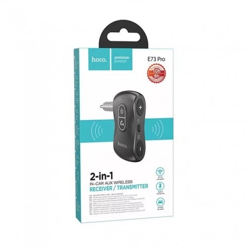 FM-трансмиттер Hoco E73 Pro AUX Bluetooth Receiver 3.5mm.