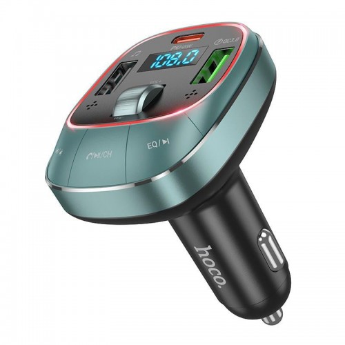 FM-трансмиттер Hoco E76 PD+QC3.0 (2xUSB, Type-C, 48W)