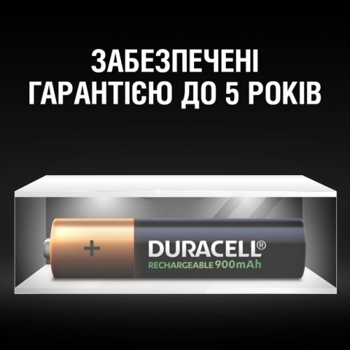 Акумулятор Duracell HR03 AAA 900mAh, 1x4шт.