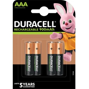 Акумулятор Duracell HR03 AAA 900mAh, 1x4шт.