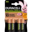 Акумулятор Duracell HR6 AA 2500mAh, 1x4шт.