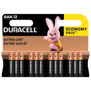 Батарейка AAA Duracell LR03 MN2400, 1х12шт.